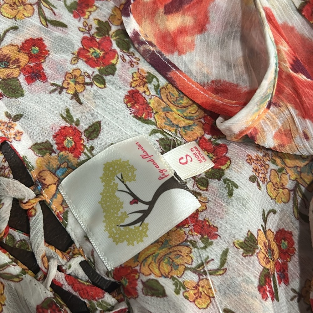 high low floral dress from the Dress Barn, never worn before size S - Picture 2 of 4